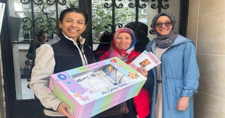 Çorum’da anne ve bebeklere evde destek