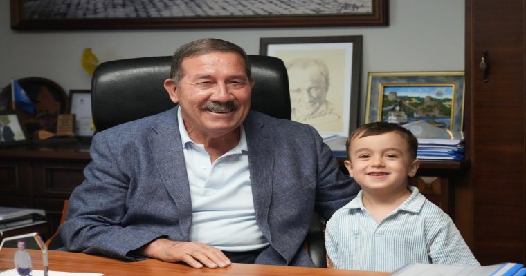 Muğla Milaslı Göktuğ’dan Başkan Topuz’a ziyaret