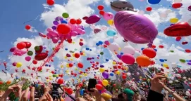 Beylikdüzü’nde umut balonları Almira için gökyüzünde