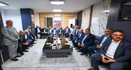 Manisa’da Başkan Dutlulu, Köprübaşılı muhtarlarla buluştu