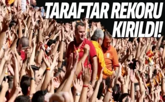 100. maçta taraftar rekoru kırıldı!