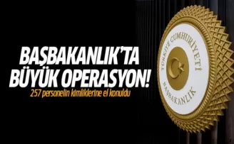 257 Başbakanlık personeli görevden uzaklaştırıldı