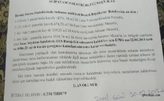 4 ayrı mezarlık taşınacak