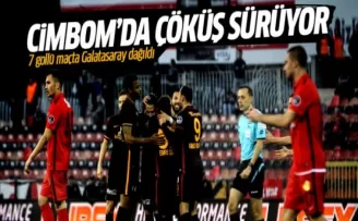 7 gollü maçta Galatasaray dağıldı