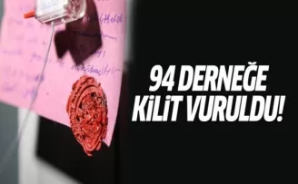 94 derneğin faaliyetleri durduruldu