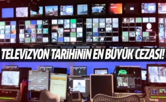 A Haber'e TV tarihinin en büyük cezası!