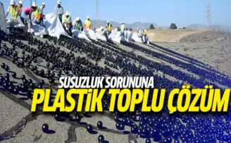 ABD'de susuzluk sorunu plastik topla çözüldü