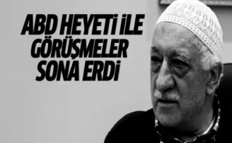 ABD heyetiyle görüşmeler sona erdi
