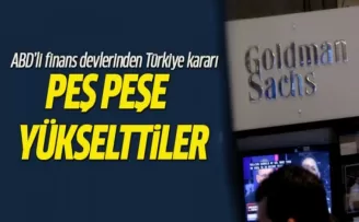 ABD'li finans devlerinden Türkiye kararı