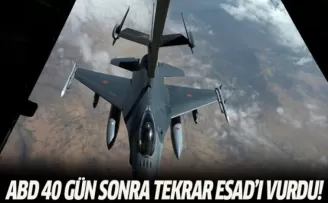 ABD Suriye'de Esad güçlerini vurdu
