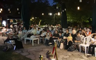 Açık hava sinema keyfi Dobruca’da yaşandı