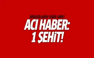 Adana'da teröristler polise saldırdı!