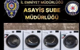 Adıyaman konteyner kentte çamaşır makinesi hırsızları yakalandı