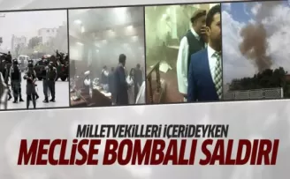 Afganistan'da parlamentoya bombalı saldırı