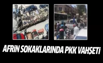 Afrin sokaklarında PYD/PKK vahşeti