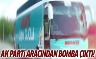 AK Parti aracının altından bomba çıktı!