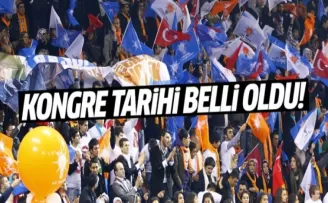 AK Parti'de kongre tarihi belli oldu