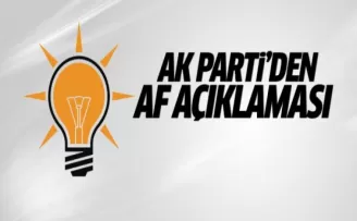 AK Parti’den af açıklaması
