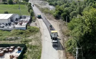Akçay’a giden yol Sakarya Büyükşehir’le sil baştan