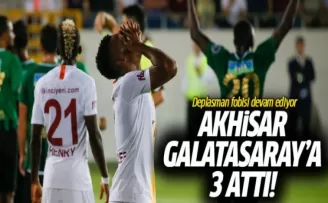 Akhisar Galatasaray'a 3 Attı! Deplasman Fobisi Devam Ediyor