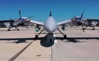 AKINCI TİHA tatbikatta deniz yetki alanı rotasını izledi