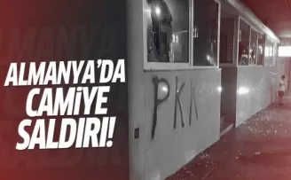 Almanya'da PKK'lılar'dan camiye saldırı!