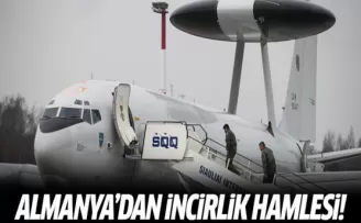 Almanya İncirlik krizinde AWACS'ları gündeme getirdi