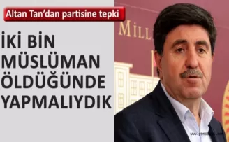 Altan Tan'dan HDP'ye Rabia tepkisi