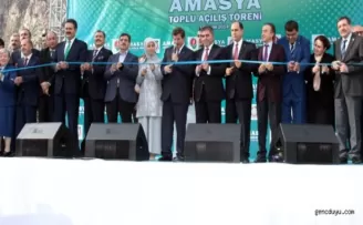 Amasya'daki Katı Atık Tesisini Açmaya Doyamadılar