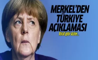 Angela Merkel'den Türkiye itirafı