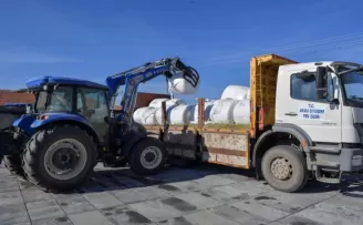 Ankara’da hayvan yetiştiricilerine silaj desteği