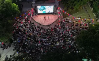 Ankara Keçiörenliler açık havada sinemanın keyfini çıkardı