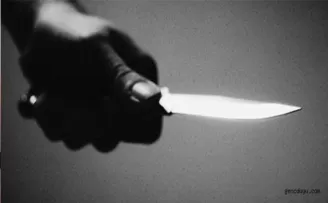 Annesinin boğazını kesti