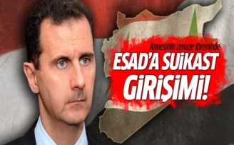 Annesinin cenazesinde 'Esad'a suikast girişimi' iddiası