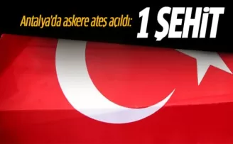 Antalya'da jandarmaya hain saldırı: 1 şehit!