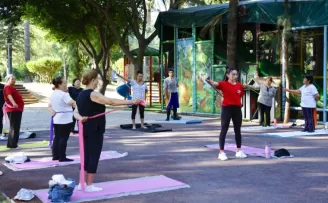 Antalya’da sabah sporu etkinlikleri yoğun ilgi görüyor
