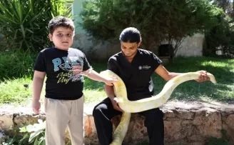Antalya Doğal Yaşam Parkı’nda dünya yılan günü etkinliği