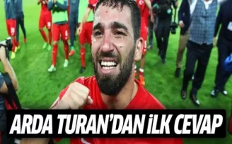 Arda Turan’dan tepkilere ‘sessiz’ cevap