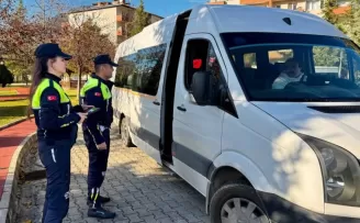 Artvin’de servis araçlarına sıkı denetim