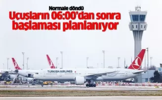 Atatürk Havalimanı'ndaki operasyonlar normale döndü
