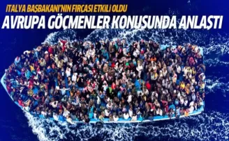 Avrupa ülkeleri göçmenler konusunda anlaştı