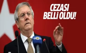 Aziz Yıldırım'ın cezası belli oldu