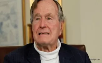 Baba Bush hastaneye kaldırıldı