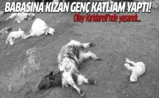 Babasıyla tartışan genç katliam yaptı!