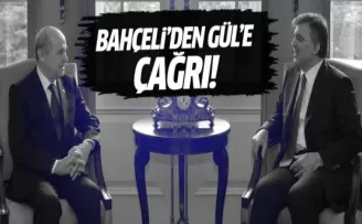 Bahçeli'den Abdullah Gül'e çağrı
