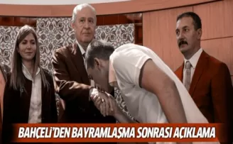 Bahçeli'den bayramlaşma töreni sonrası açıklama
