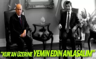 Bahçeli'den Kur'an üzerine yemin çıkışı