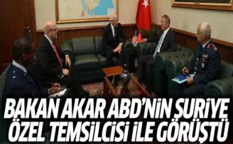 Bakan Akar ABD'nin Suriye Özel Temsilcisi İle Görüştü