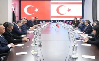 Bakan Tekin, KKTC’li mevkidaşını ağırladı