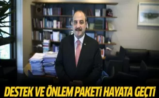 Bakan Varank: Destek ve Önlem Paketi'nin Sıkı Takipçisi Olduk